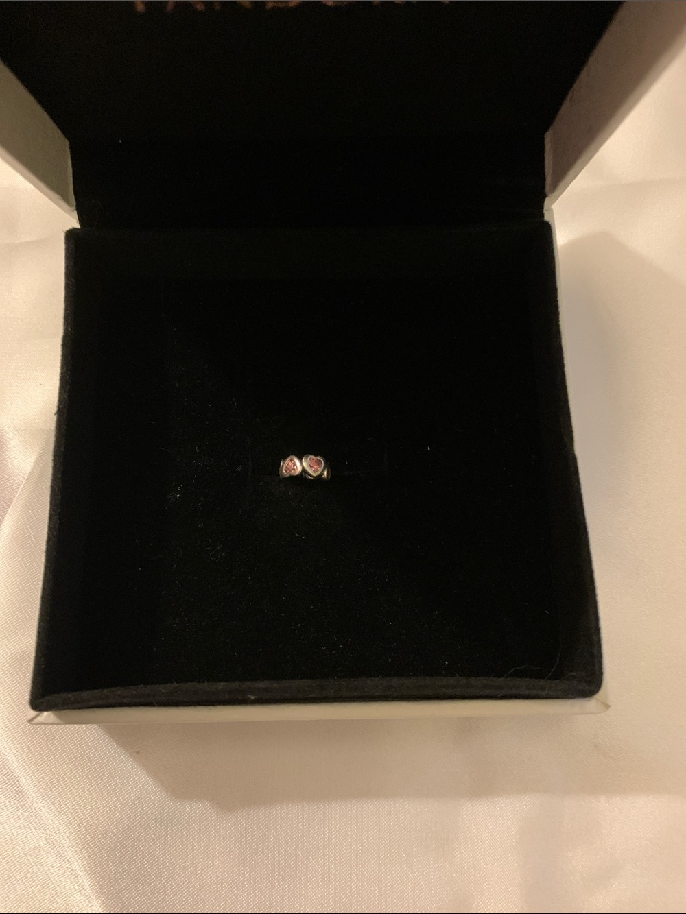 Pandora Heart Duo Sterling Silver spacer-